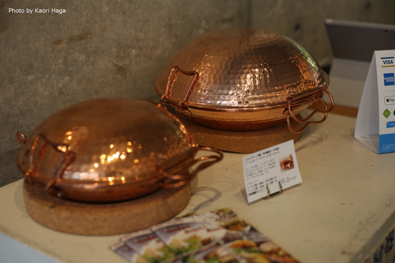 ピカピカの銅製鍋カタプラーナ