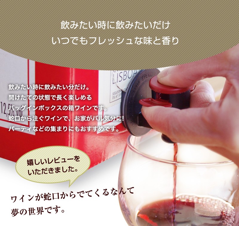 送料無料 4箱セット 箱ワイン キンタ・ダ・エスピーガ 赤3L×2箱+ 白 